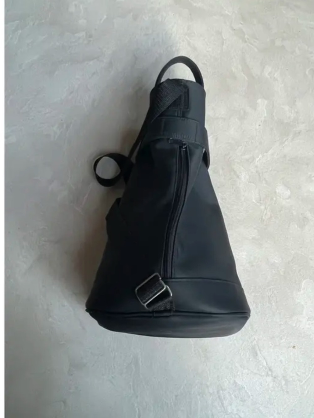 New Jil Sander Black Leather Backpack Tote - Picture 6 of 13